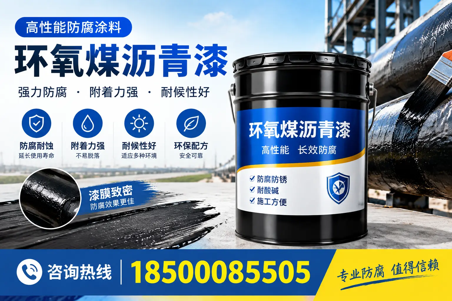 环氧煤沥青漆使用中的常见问题解答，大连用户必看